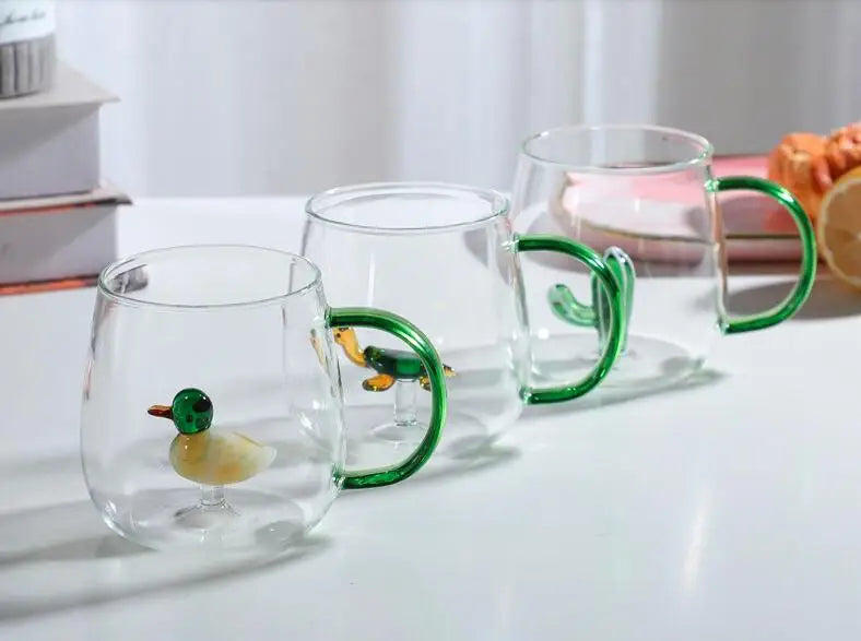 3D Feline Glassware