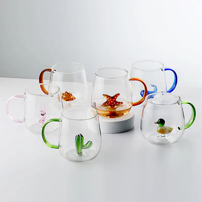 3D Feline Glassware