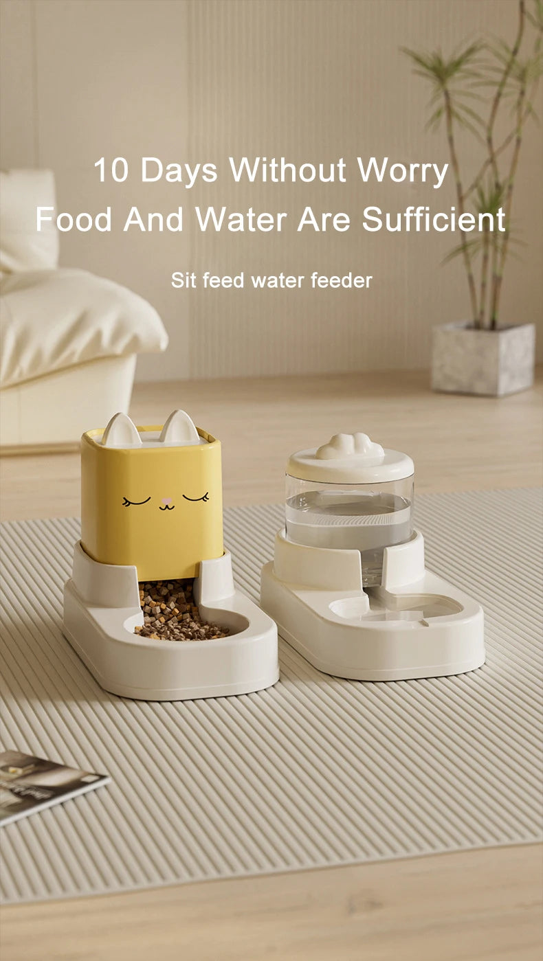 Automatic Feeder And Water Dispenser