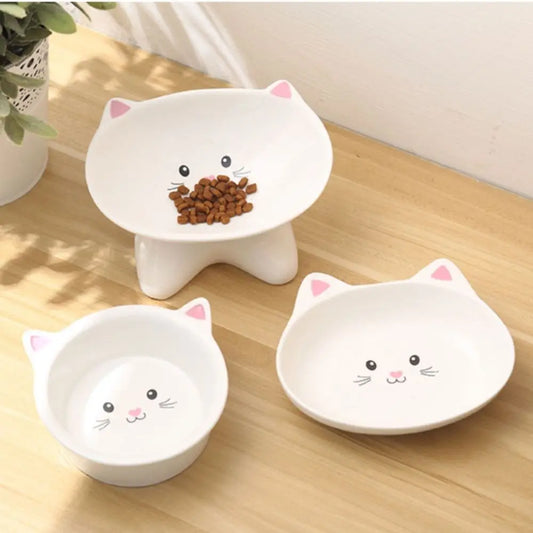 Creative Ceramic Cat Bowls