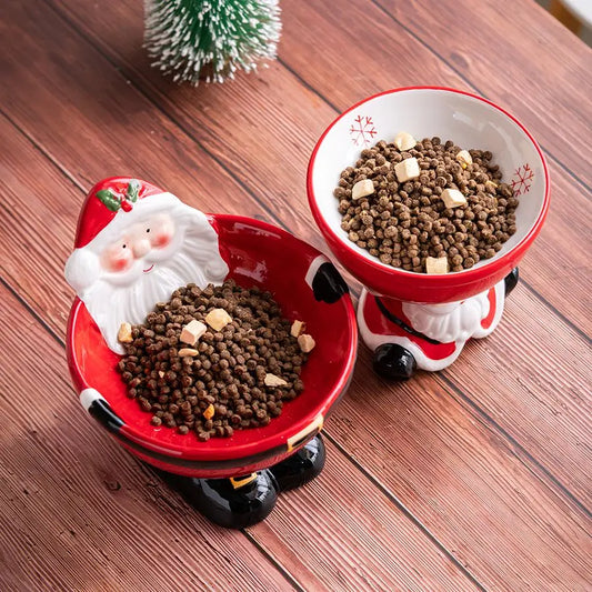 Santa Claus Cat Bowl