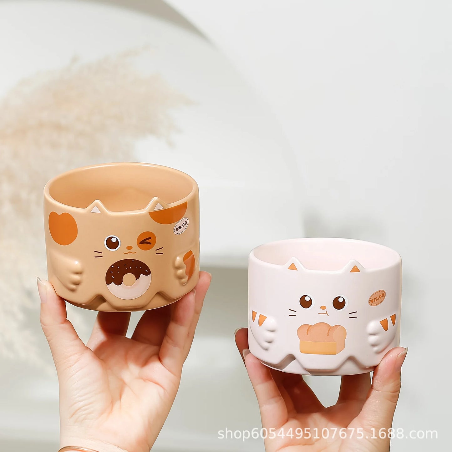 Purrfectly Stackable Mugs