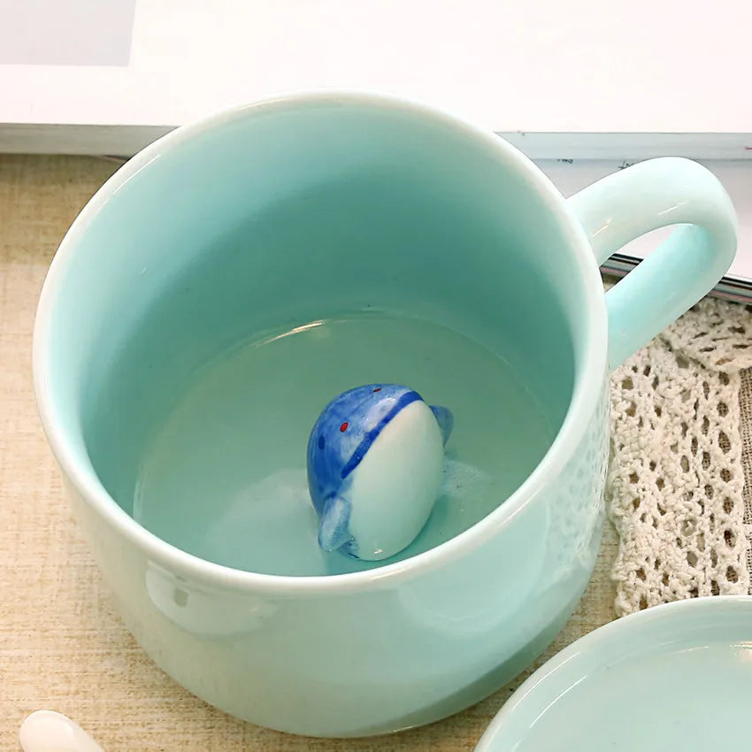 3D Animals Inside Cup