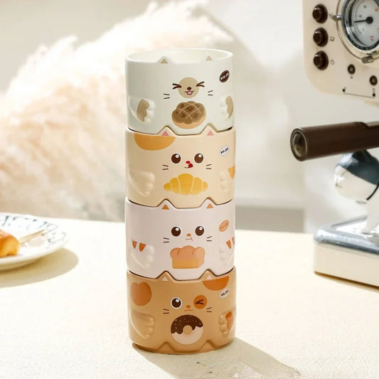 Purrfectly Stackable Mugs