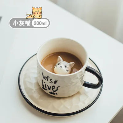 Cat Inside Cup