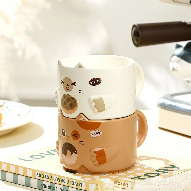 Purrfectly Stackable Mugs