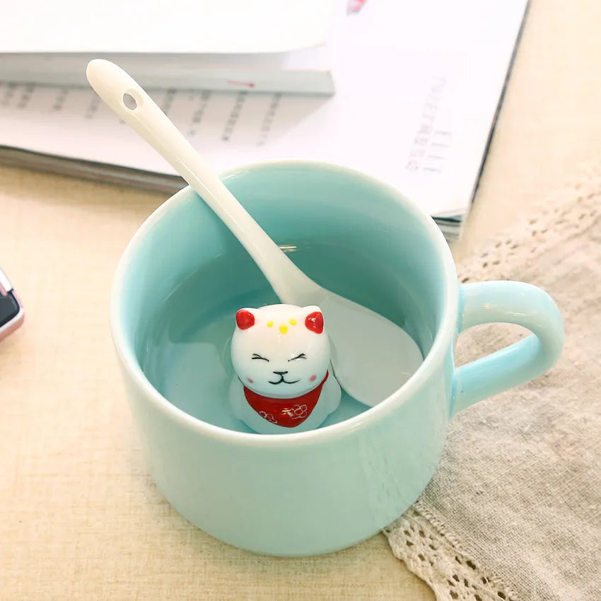 3D Animals Inside Cup