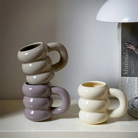 Cute Donut Ceramic Mugs