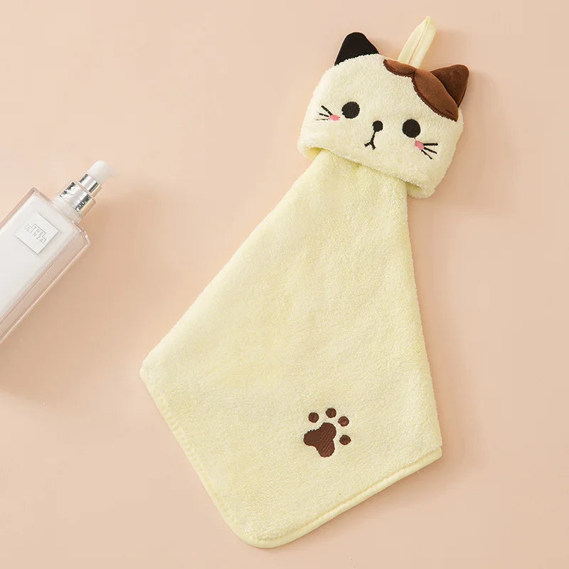 Cat Towel Hanging Hand