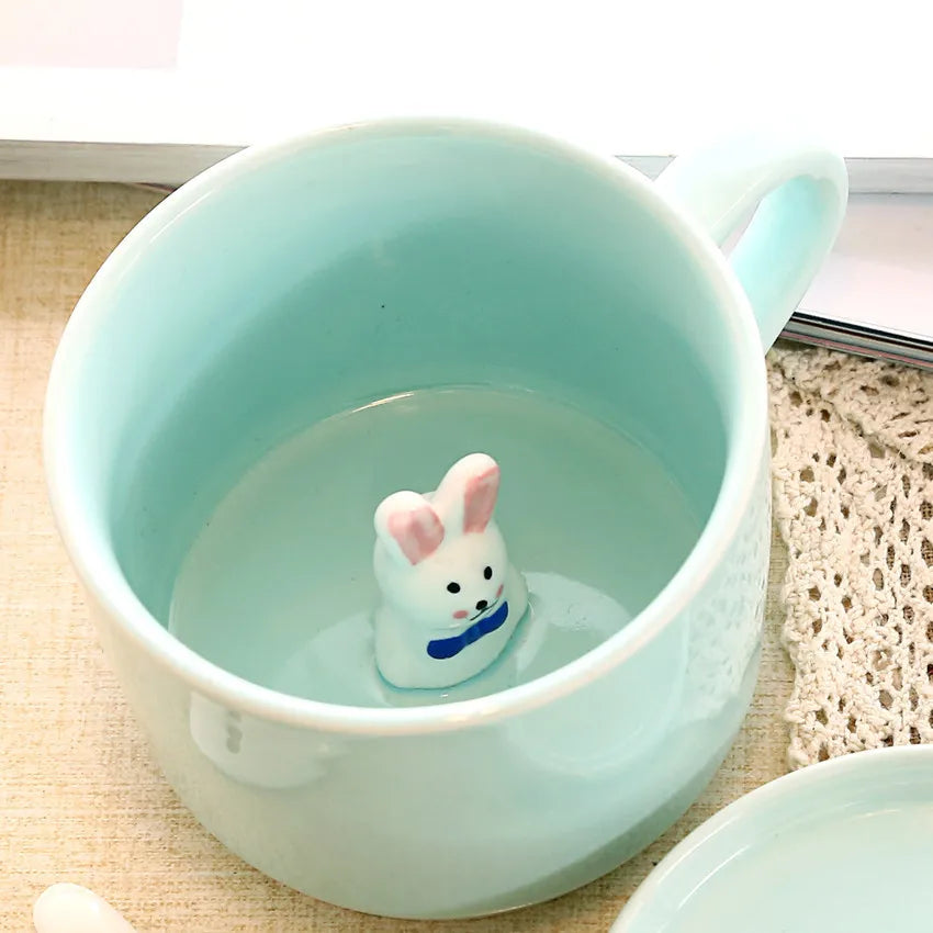 3D Animals Inside Cup