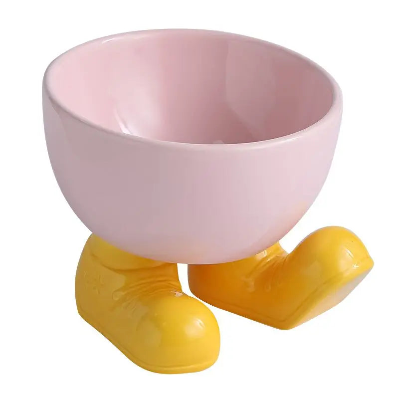 Funny Tall Cat Bowl