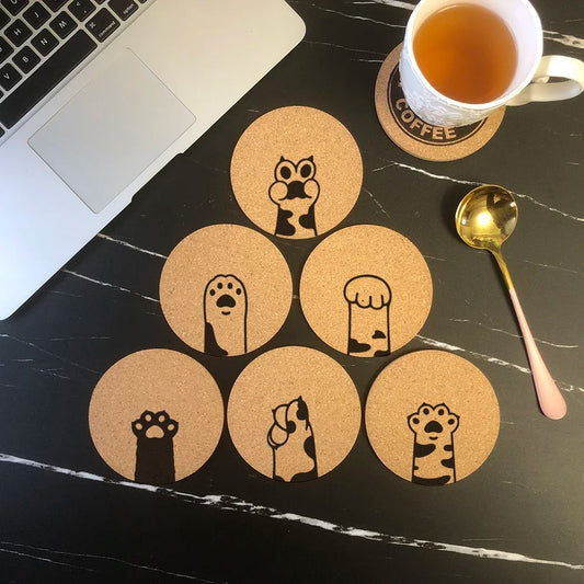 Wooden Cup Mat Holder