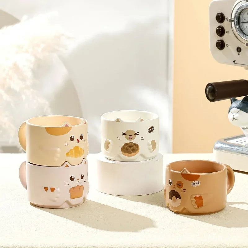 Purrfectly Stackable Mugs