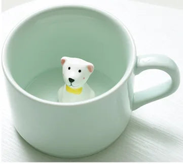 3D Animals Inside Cup