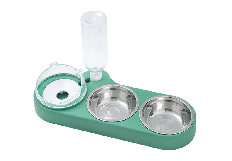 3-In-1 Bowls With Automatic Drinker