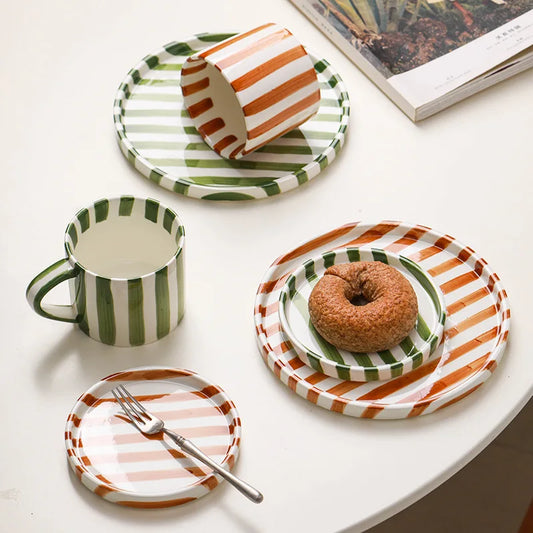 Striped Mugs