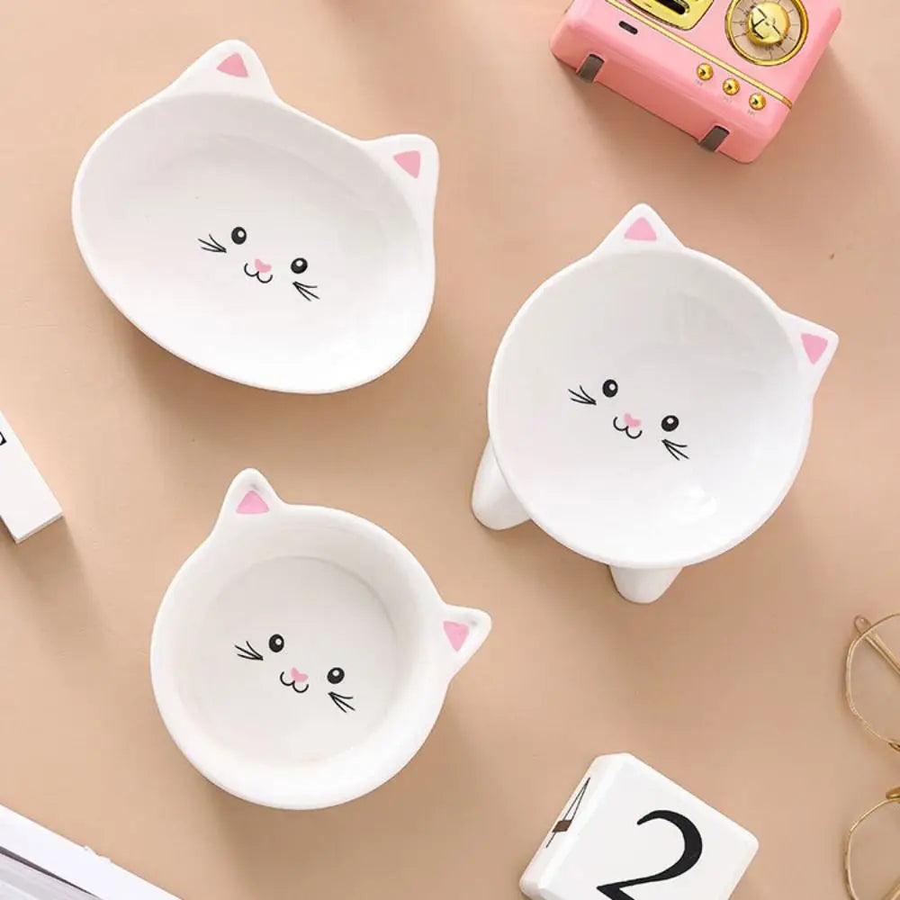 Creative Ceramic Cat Bowls